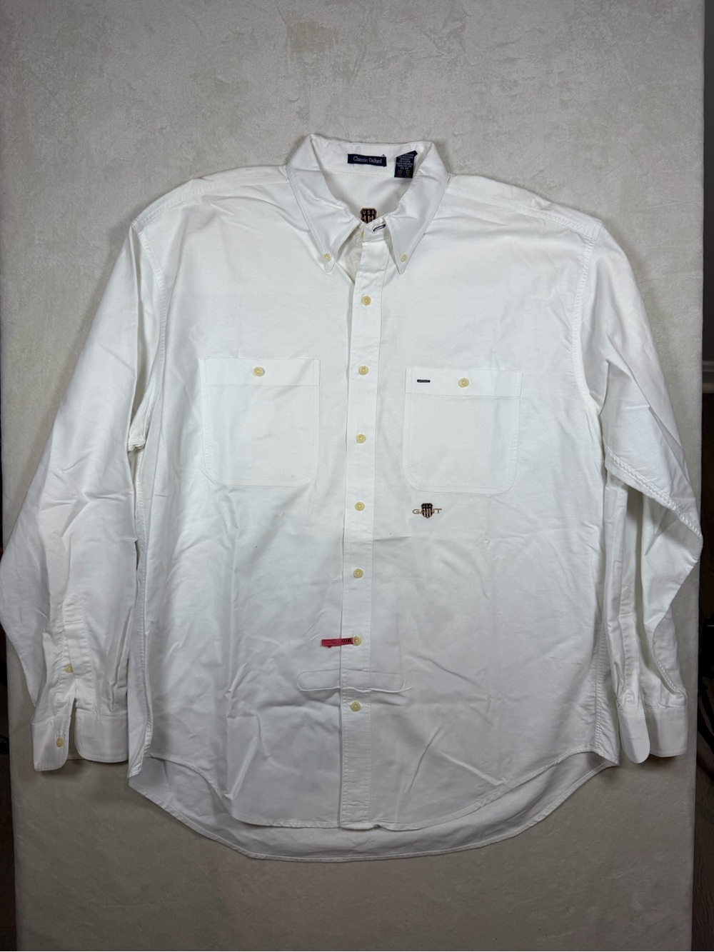 Gant USA 2XLT Oxford OCBD White Button-Down Pocket Shirt Trad Ivy Classic